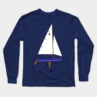 Blue Jay Sailboat Long Sleeve T-Shirt